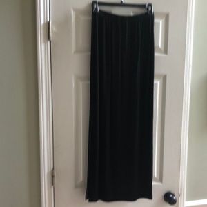 Basic black long skirt-Chicos Travelers brand.